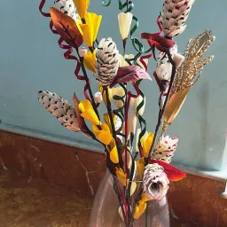 Natural Dry Pine Flower with Filler Multicolor Dried Sticks, Lily, Dried Twigs Artificial Flower-image-4