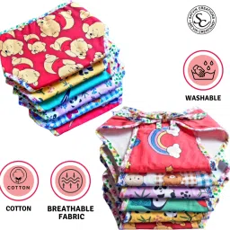 New Born Baby Tikoni/Langoti/Nappies Made of 100% Pure Cotton (Pack of 6)-13
