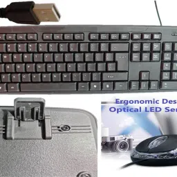 ANJO USB Keyboard-LED Mouse-Mouse Pad-2.0 USB Hub-2in1 OTG Micro&TypeC-Ext Cable 1.5m Combo Set image 4