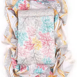 sun fashion and lifestyle Unstitched Cotton Blend Salwar Suit Material Printed-picture-0
