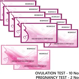 One step Rapid LH urine Test|2 preg kit & 10 Ovulation Kit-45