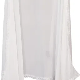 Chiffon Solid White Women Dupatta-image-34