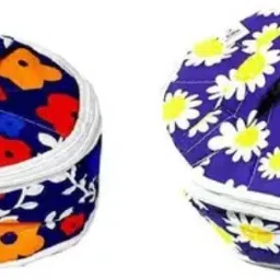 Round cotton roti cover for fresh and warm rotis Pack of 3 Thermoware Casserole Set-43