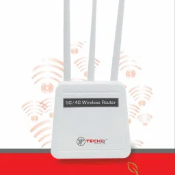 TechIC TC-5G Router Router 2.4 GHz 30 Mbps Wifi Speed Single Band External Antenna MiFi (Sim Based)-picture-16