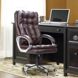 Premium High-Back Boss Chair for Office and Home Leatherette Office Executive Chair-image-64