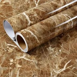 Brown Granite Look Marble Gloss Film Vinyl Self Adhesive 200 X 60 CM-image-28