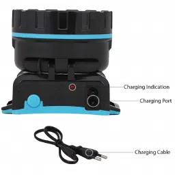 akr Powerful Rechargeable Headlight Torch /Headlamp searchlight 80 W Laser Led 4 hrs Torch Emergency Light image 3