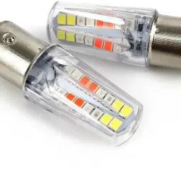 Back Light Bulb Universal for All Motorcycle , Cars, Scooty ,2 Pc Multicolor Tail Light Motorbike, Car LED (12 V, 55 W)-11