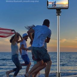 POZUB Selfie Stick BT Extendable Selfie Stick Tripod with Fill Light Shutter Remote Tripod, Monopod, Monopod Kit, Tripod Ball Head, Tripod Bracket, Tripod Clamp, Tripod Kit image 4