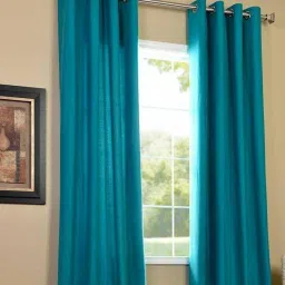 213 cm (7 ft) Polyester Door Curtain (Pack Of 2)-image-91