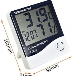 goodsbazaar MOISTURE MEASURER HTC Digital Humidity Meter Tester Thermo Hygrometer Thermohygro Tester HTC-1 All-in-One Digital Moisture Measurer image 2