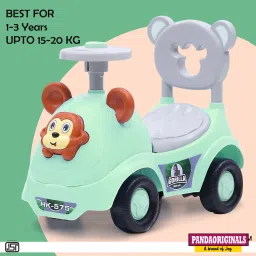 Gorilla Rider Push Car, Musical & Backrest, Age 1-3 yrs (25KG Capacity) Car Non Battery Operated Ride On-29