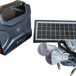 AK-1751 Portable Solar Inverter + 3 Bulb + LED Lamp + Mobile Charging 8 hrs Flood Lamp Emergency Light-image-58