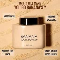 BEST Beauty Banana Loose Setting Powder Compact (BANANA) Compact-10