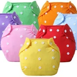 Reusable Cloth Baby Diaper with inserts pad, Washable Nappy (Pack of 2)-38