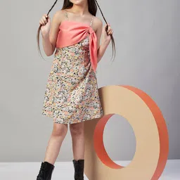 Stylo Bug Girls Floral A-Line Dress-image-80