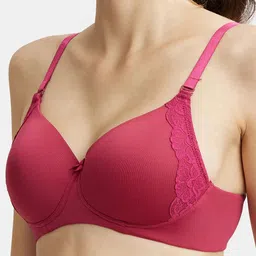 Jockey Wirefree Padded Soft Touch Full Coverage Multiway Styling Tshirt Bra-1816 image 3