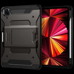 spigen Tough Armor Pro TPU Back Cover for Apple iPad Pro 11 Inch (Air Cushion Technology, Gunmetal)-image-12