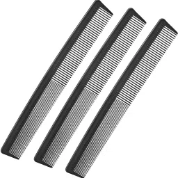 3 Pack Carbon Barber Fiber Cutting Comb,Fine Tooth Hair Comb,Hairdressing Styling Combs,Heat Resistant Combs,Styling Combs for Salon [PACK OF 3]-picture-13