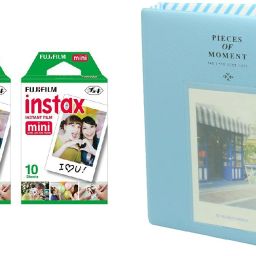 FUJIFILM Instax Mini 10x2 Sheets Instant Film with Water Blue time Album 64 Sheets Film Roll-image-89
