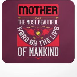 LASTWAVE Mother the most beautiful, Mother Quote Design Printed Mouse Pad for Computer Non Slip Base Mousepad-image-35