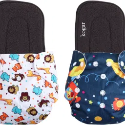Print Reusable Cloth Diapers + Insert Pad Washable 100% Absorption 0-3 yrsWTBSF2-11