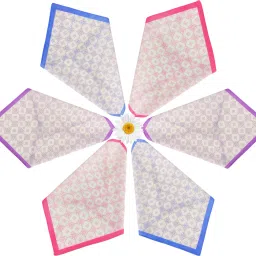 JUNO LUXE JL-1235-DP-G PREMIUM HANKIES FOR LADIES ["Purple, Pink, Blue"] Handkerchief-image-81