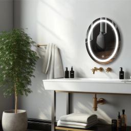 LED Wall Mirror for Bathroom Size 18x24 Inch Bathroom Mirror-image-67