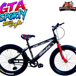 foxglove GTA SPORTY 20 INCH CYCLE SUITABLE FOR AGE 5 TO 10 YEARS KIDS BOYS AND GIRLS 20 T (inch) Fat Tyre Cycle-picture-37