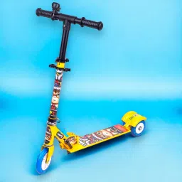 scooter for kids agegrp 2-6 year max 50kgs with adjustable handle & smooth brake HoverBoard Scooter-image-65