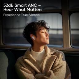 realme Buds Air7 with 52dB ANC, 12.4mm Driver, 52hrs Playback, IP55 & 45ms Low Latency Bluetooth Headset image 3