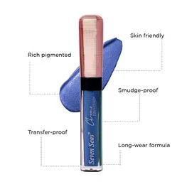 Seven Seas Chrome Long Lasting & Smudge-Proof Liquid Eyeshadow 7 ml - Chambray 105 image 2