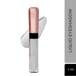 Seven Seas Chrome Long Lasting & Smudge-Proof Liquid Eyeshadow 7 ml - Silver Grey 101-44