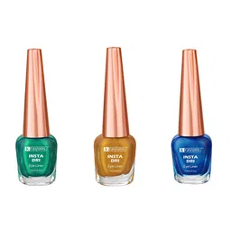 krayons Set of 3 Insta Dri Sparkling Waterproof Eye Liners - 7 ml Each image 1