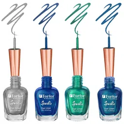 FORFOR Set of 4 Sparkle Water-Proof Sensational Liquid Glitter Eyeliners - 7 ml each-55
