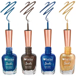 FORFOR Set of 4 Sparkle Water-Proof Sensational Liquid Glitter Eyeliners - 7 ml each-29