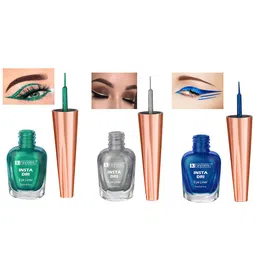 krayons Set of 3 Insta Dri Sparkling Waterproof Eye Liners - 7 ml Each image 2