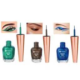 krayons Set of 3 Insta Dri Sparkling Waterproof Eye Liners - 7 ml Each image 2