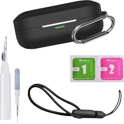 REIOX Silicone Velcro Earbuds Case For Realme Buds Air 7 Soft Silicone Case Cover, Combo-image-13