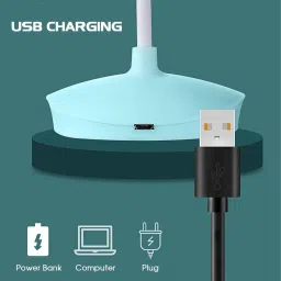 fitaza Rechargeable Led Touch Desk Lamp with Touch Control Light and On/Off Study Lamp image 2