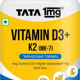 Vitamin D3+K2 (MK-7 )Advanced Tablet| For Stronger Bones and Immunity-45