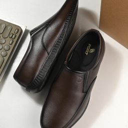 Men's Brown Lightweight Comfortable Extra Soft / DR Soft Formal Shoes Slip On For Men-image-21