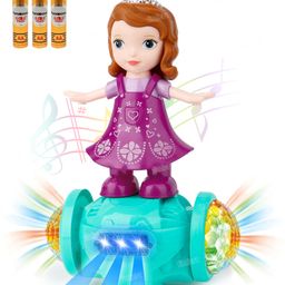 fiddlerz Dancing Doll for Kids Light & Sound with Bump N Go & 360 Degree Rotating Toy-picture-39