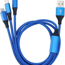 BUFONA Multi Charging Cable 3 in 1 Nylon Braided Multiple USB Fast Charging Cable Charging Pad-11