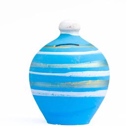 Handmade Clay Gullak Money Piggy Coin Bank Toy Showpiece Gift Kids Multicolor Coin Bank-image-37
