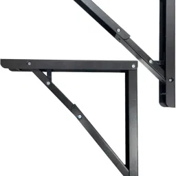 Folding Wall Mounted Study Table/Office Table Stand/Laptop Table Foldable/ Work Table for Home Office Solid Plywood Study Table, Pre-Assembled 12*12 inch Shelf Bracket-16