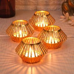 amaya decors Small Plating Tealight Holder-picture-40