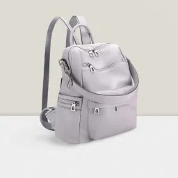 Medium 25 L Laptop Backpack Backpack Purse for Women Convertible 25L Travel Vintage PU Leather Shoulder bag-image-86