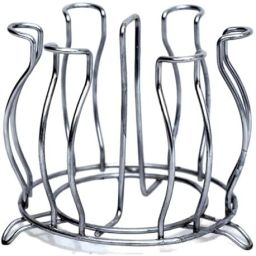 Lotus Glass Stand/Glass Holder for Kitchen Dining Table(6 Glass Stand) Stainless Steel Glass Holder-image-67
