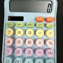 Calculator Cute 12 Digit Large LCD Display and Buttons Calculator Great for Everyday Life and Basic Office Work BasicCalculator-16